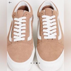 Vans old skill stackform sneakers in brown